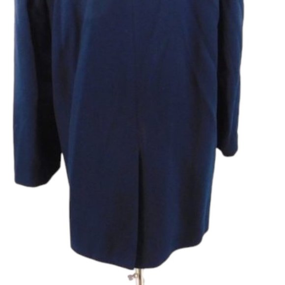 Forecaster Navy Blue Wool Blend Pea Coat - Picture 7 of 10